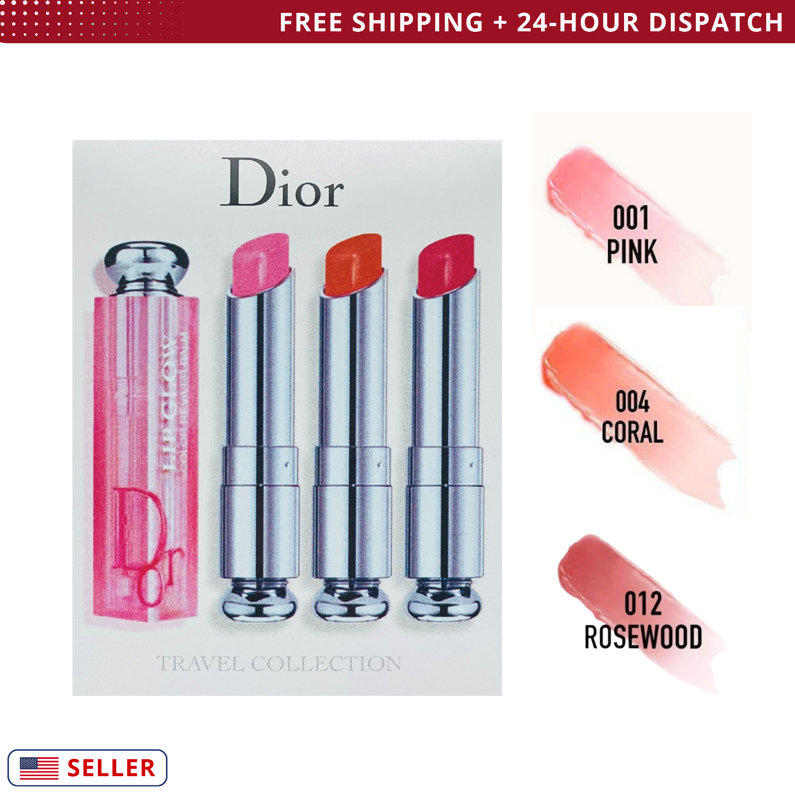 Dior Addict Lip リップグロス 3色セット 065/012/018