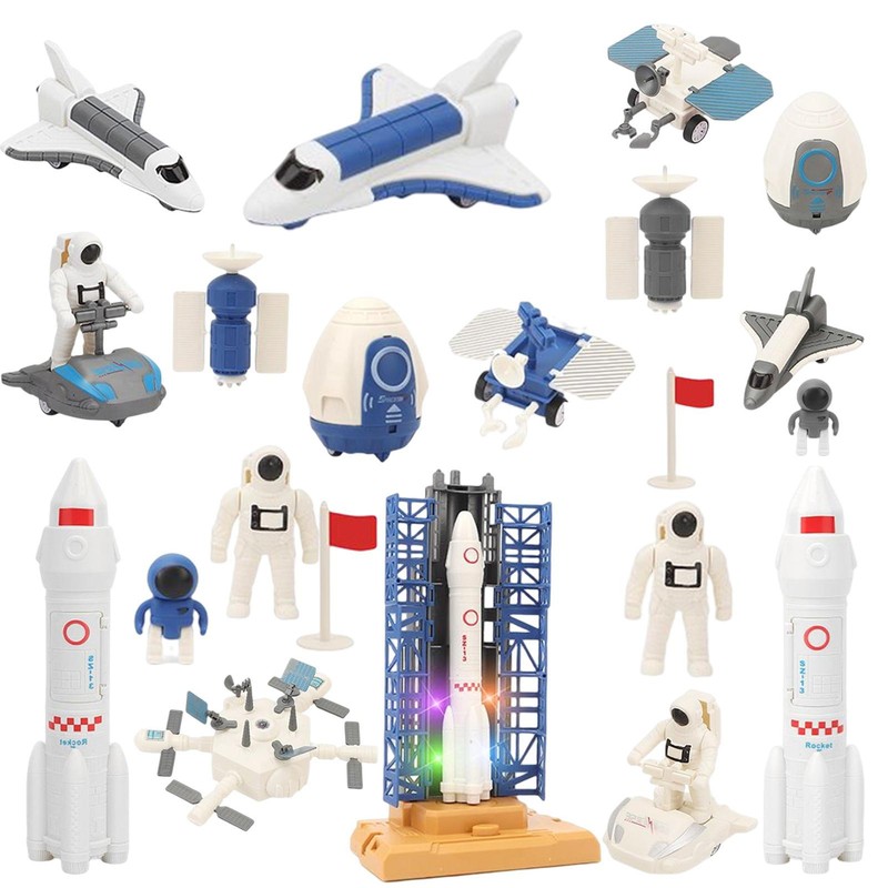 Set Rocket Ship Toys Astronaut Venture Space Set