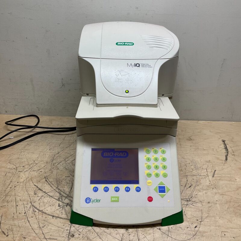 Bio-Rad iCycler Thermal Cycler W/ MyiQ Real-Time PCR Optical Module and Cords