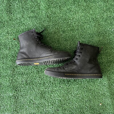 Womens Dr. Martens Docs Doc Sheridan Hightop Sneakers Boots Black AW004 Size 8