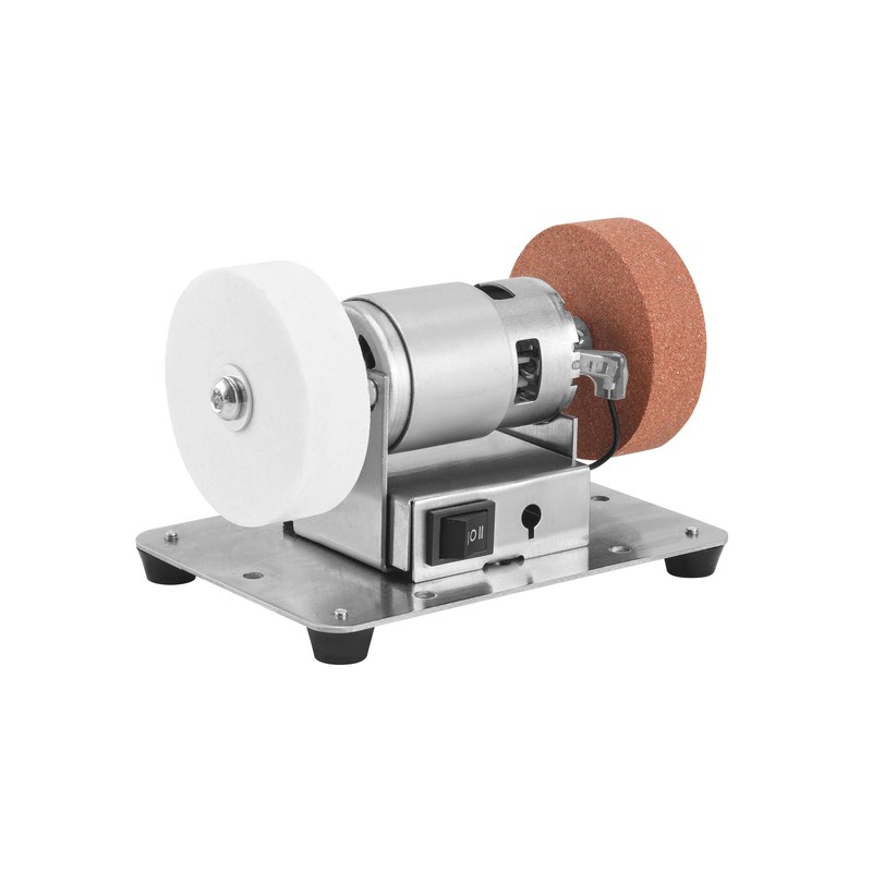 Small Grinder Sander Desktop Coarse and Fine Double Grinder Derusting Knife Shar