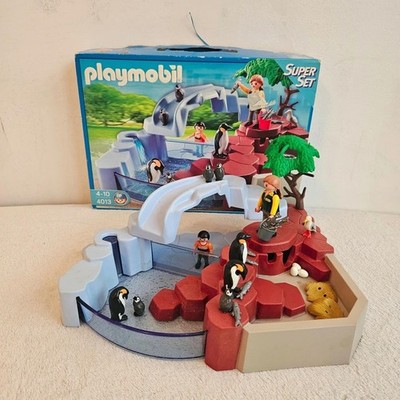 Playmobil 4013 Penguin Enclosure Super Set with Box and Instructions