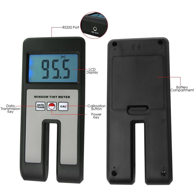 Window Car Tint Meter 0100 Visual Light Transmission Tester 550 Nanometers 701936211620 eBay