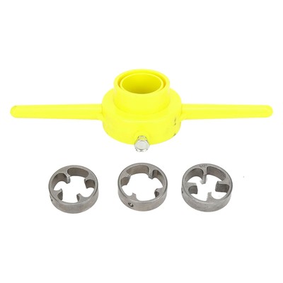 PVC Thread Tool Maker Pipe NPT Round Die Set Manual Hand Tool for Plumbing