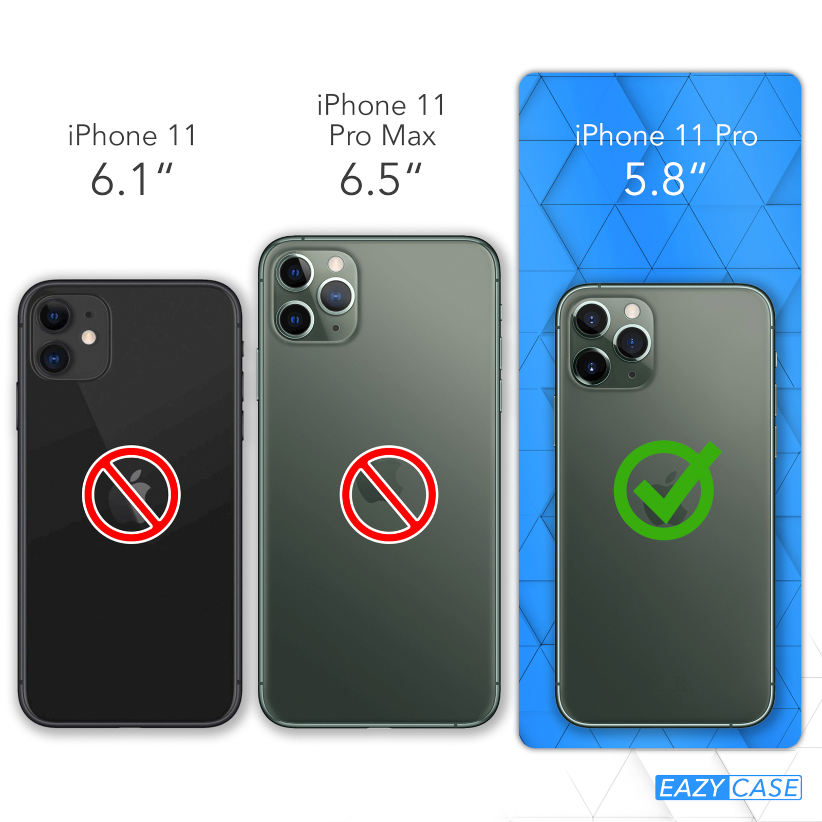 EAZY CASE for Apple IPHONE 11 Pro Case With Band Adjustable Changeable Cover