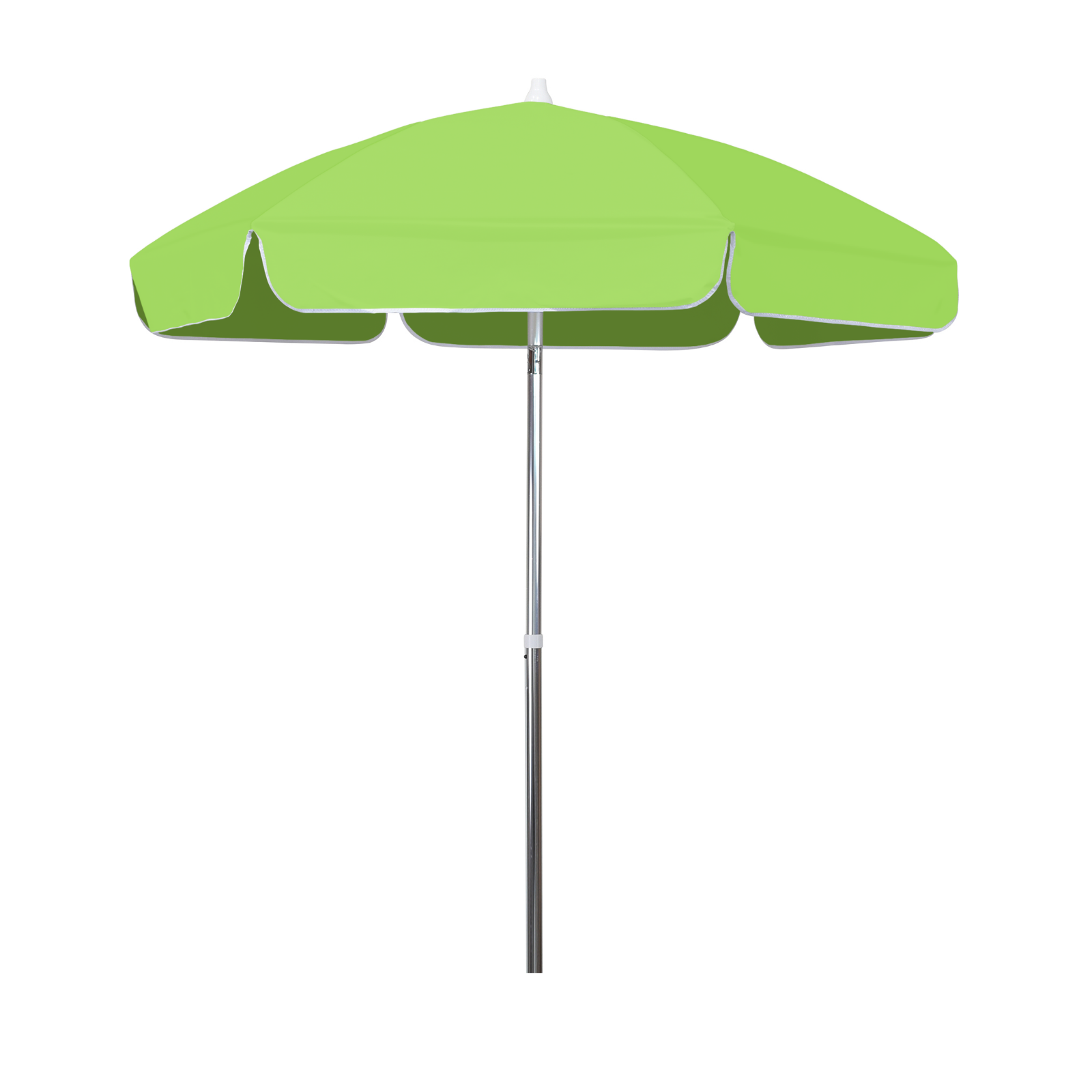 New 6 Ft Aluminum Patio Umbrella Polyester Lime Green Canopy Push Open Push Tilt For Sale Online