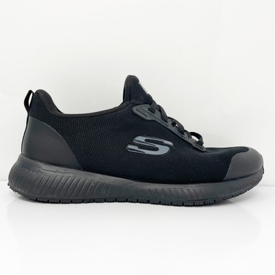 

Skechers Womens Squad SR 77222 Черные кроссовки для бега Размер 8, Черный, Squad SR