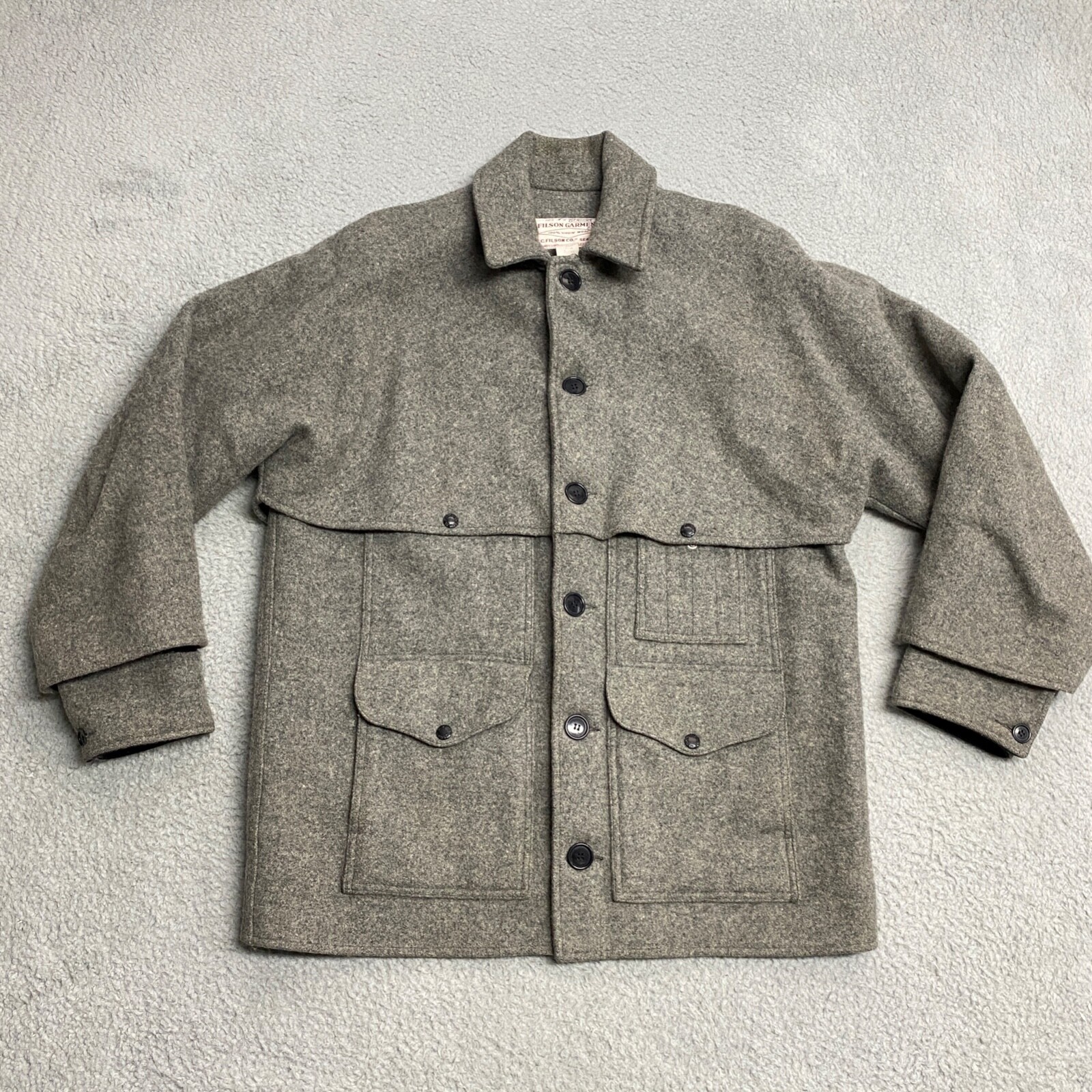 ジャケット・アウター FILSON ITALY MACKINAW WOOL BOMBER JACKET Filson No. 20266332 Mackinaw Wool Jacket Liner - Hewlett & Dunn