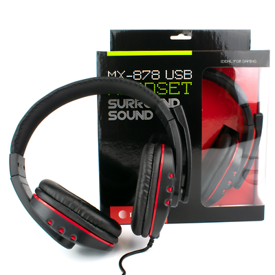 usb voip headset with a microphone