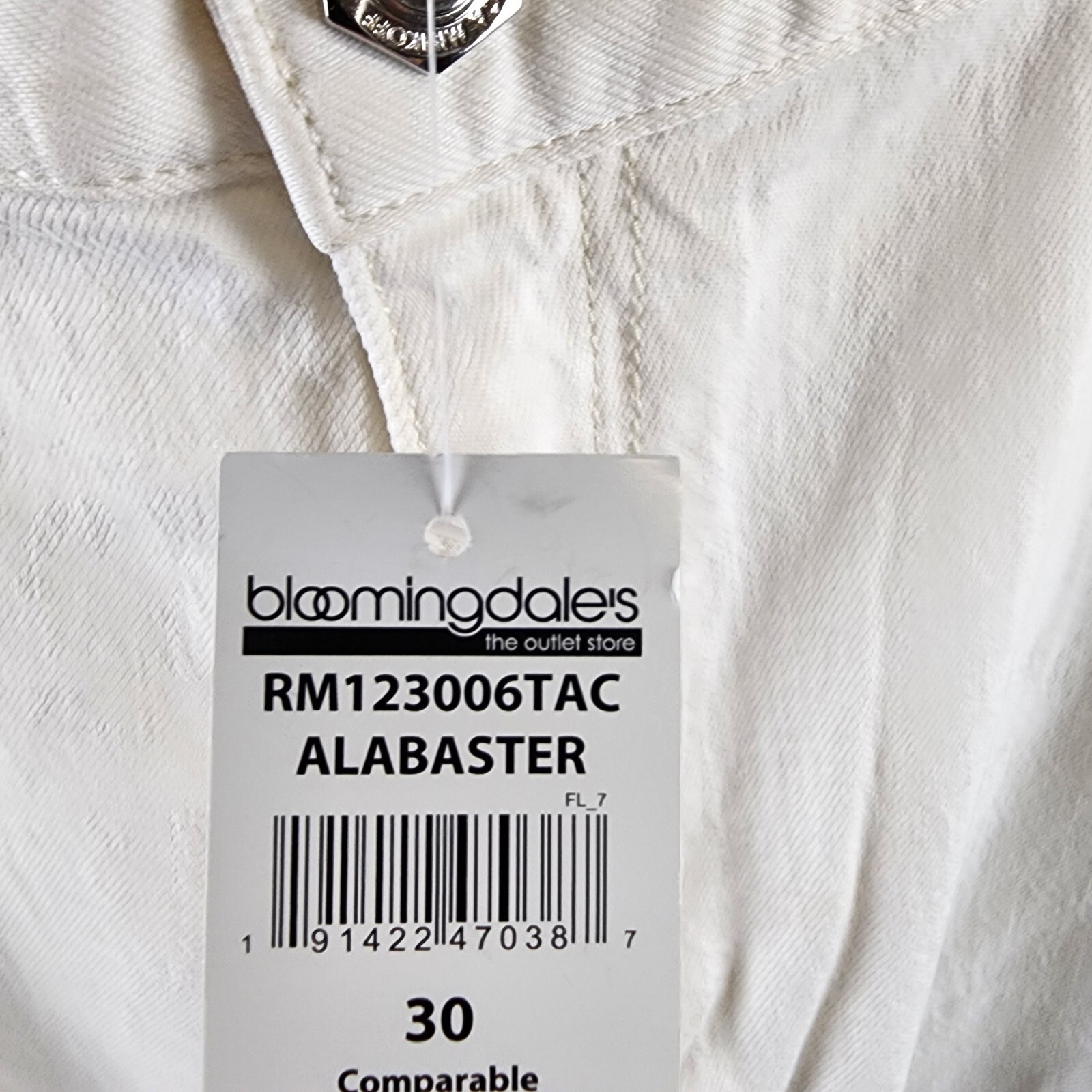 REBECCA MINKOFF Relaxed Cargo Pants Women's 30 Alabaster Button Zip Closure - Picture 19 of 20