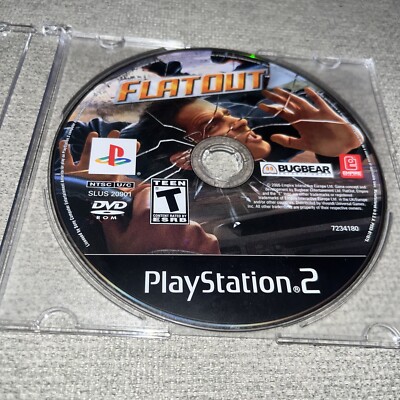 FlatOut (PlayStation 2 PS2) - Disc Only Tested!