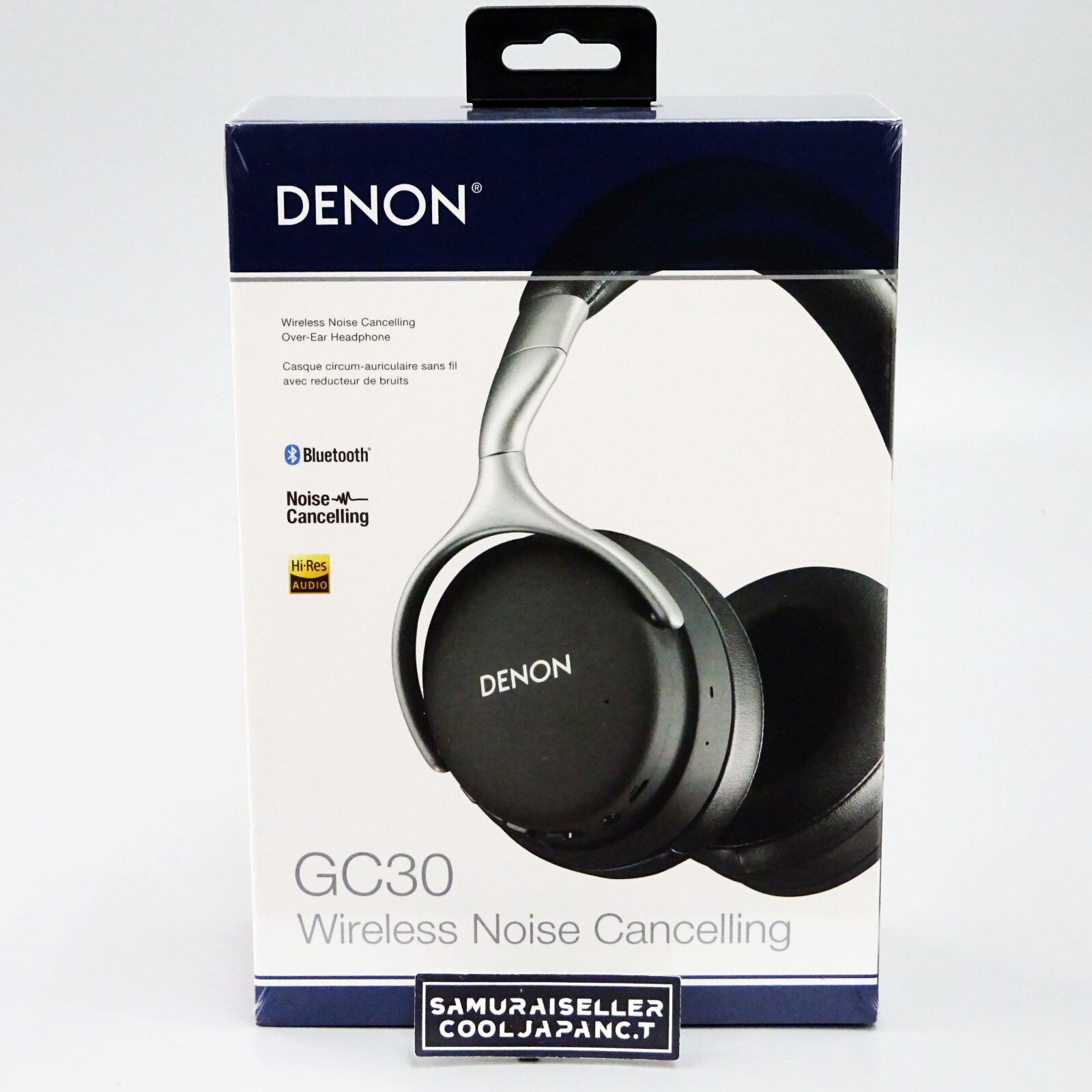 ヘッドホン DENON Wireless Noise Cancelling GC30 DENON Wireless Noise Canceling Headphone AH-GC30 BKEM Black