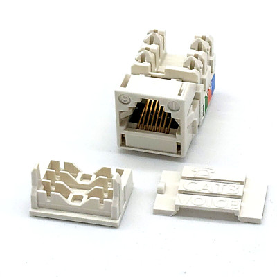 5 PACK AVAYA M1AH-262 WHITE 107322166 M1 Modular 6 Cond Telecom Outlet USA MADE