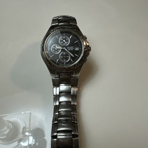 Vintage Citizen Chronograph . WR 100. GN-4-S .10 Bar. Quartz Vintage Citizen Chronograph . WR 100. GN-4-S .10 Bar. Quartz