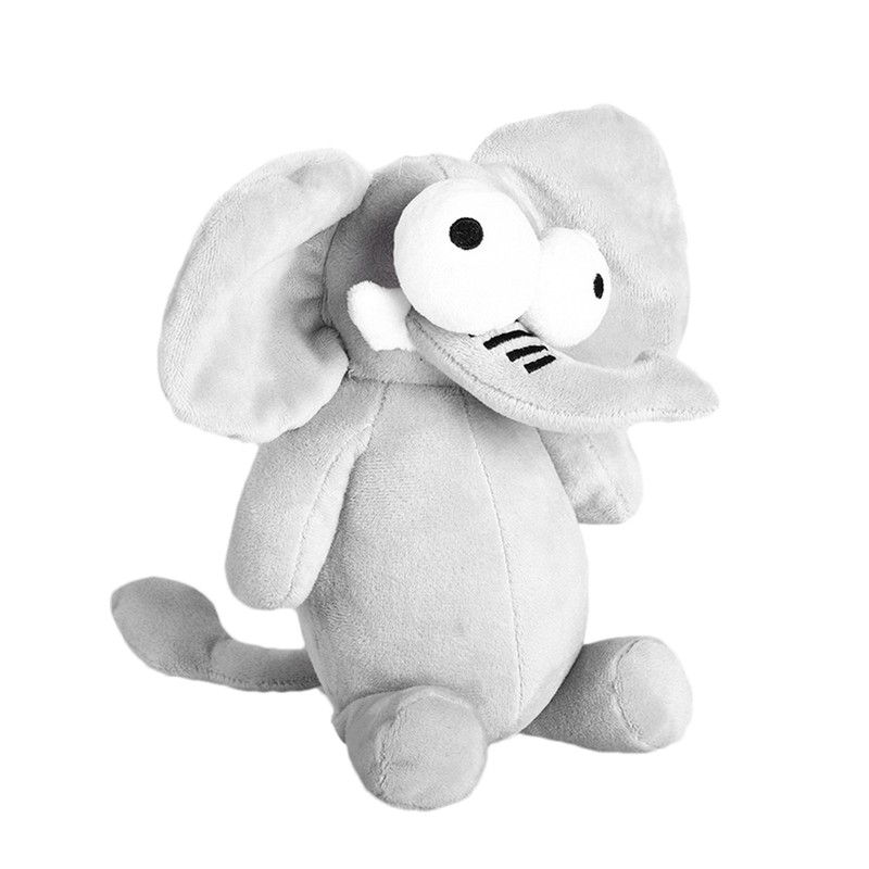 Plush Monkey Stuffed Animal Soft Cuddly Big Eye Forest Animal Doll Toy For Kid