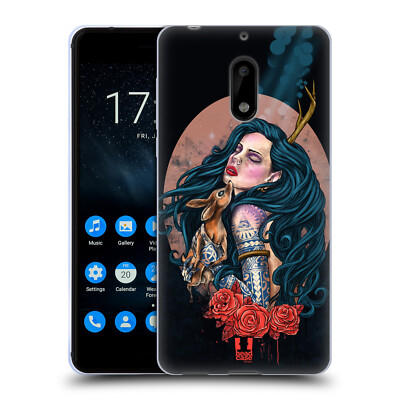 HEAD CASE DESIGNS TATTOOED DOLLS SOFT GEL CASE FOR NOKIA PHONES 1