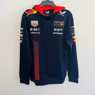 Oracle Red Bull Racing F1 Team Pullover Hoodie Mens Size S 2023 Midnight Sky NWT