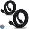 YEZriler 8 Pin PCIe Cable for EVGA Power Supply - 2-Pack, 25-inch (63cm) PCI Express Power Adapter, Male to 8 Pin (6+2) Male Sleeved