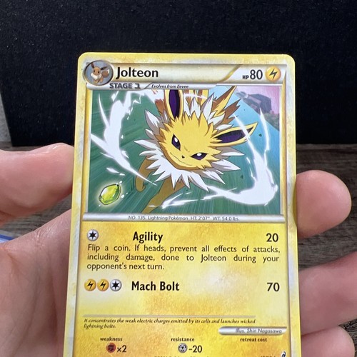 英語版初期　ポケモンカード　Jolteon holo 4/64 Jolteon Jungle 4/64 Holo Rare No Symbol ERROR Misprint