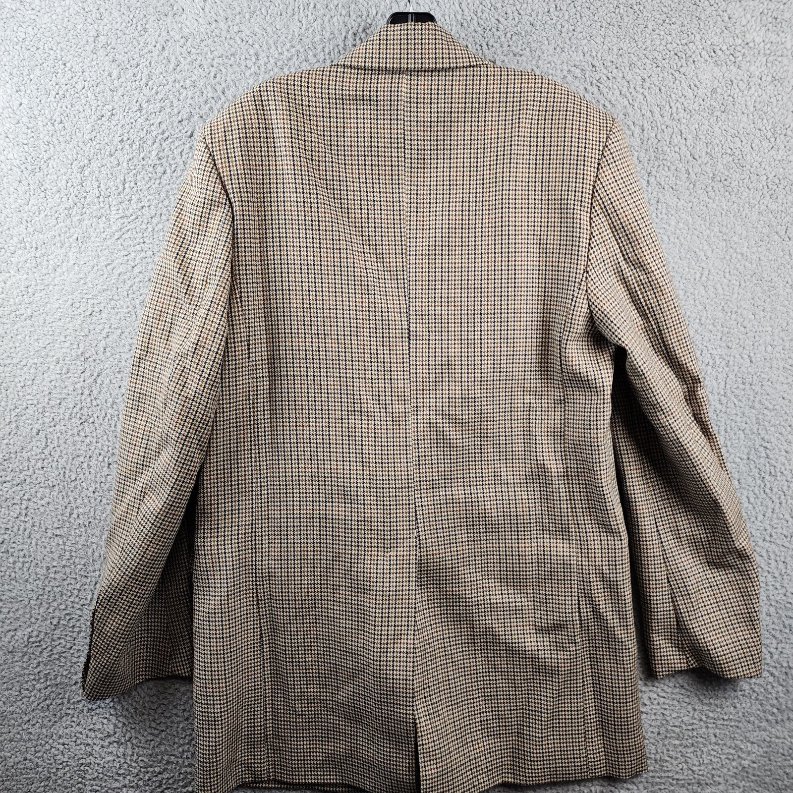 AMI ALEXANDRE MATTIUSSI AMI ALEXANDRE MATTIUSSI WOOL JACKET MEN'S 48/M CHAMPAGNE/BLACK LONG SLEEVE