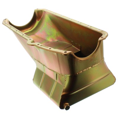 Milodon 30900 Oil Pan Steel Gold Iridited 7 qt. Chevy