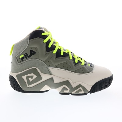 

Fila MB 1BM00869-051 Мужские зеленые кожаные спортивные баскетбольные кроссовки на шнуровке 7, Зеленый, Fila MB