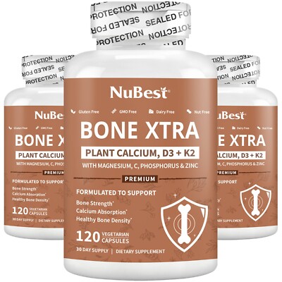 Bone Xtra Supplement,  Bone Strength Formula For Teens & Adults - Pack 3