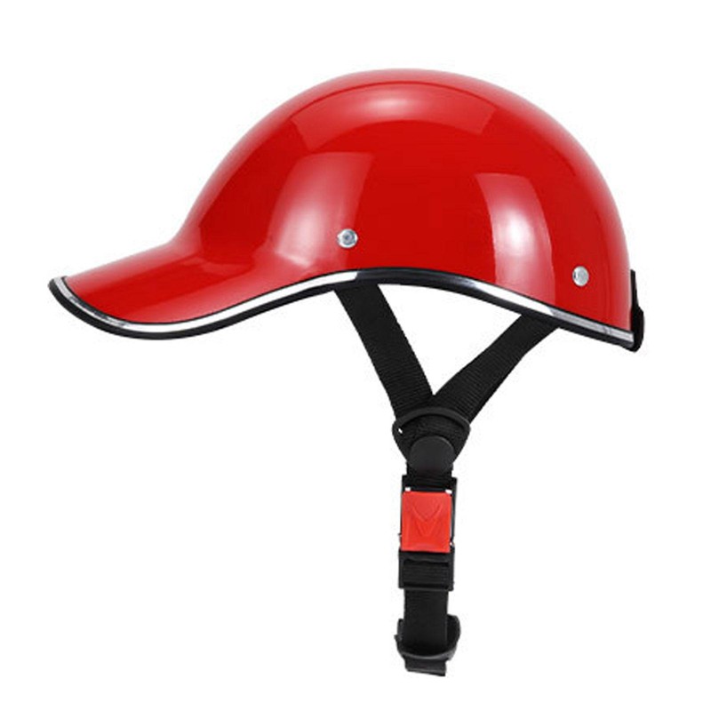 Half Motorcycle Helmets for Men Vintage Open Face Helmets Baseball Helmets