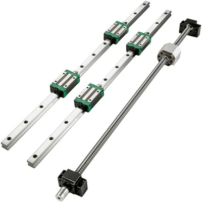 SFU1605 200-1700mm Ball Screw with Ballnut RM1605 Ball Screw End Machined CNC