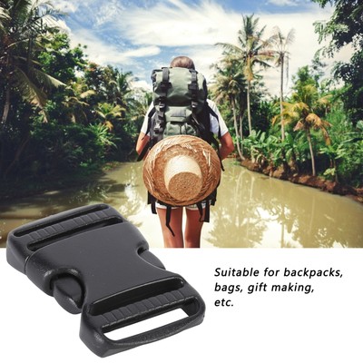5Pcs Quick Release Buckle Plastic Dual Adjustable Strap Buckles Replacement YA