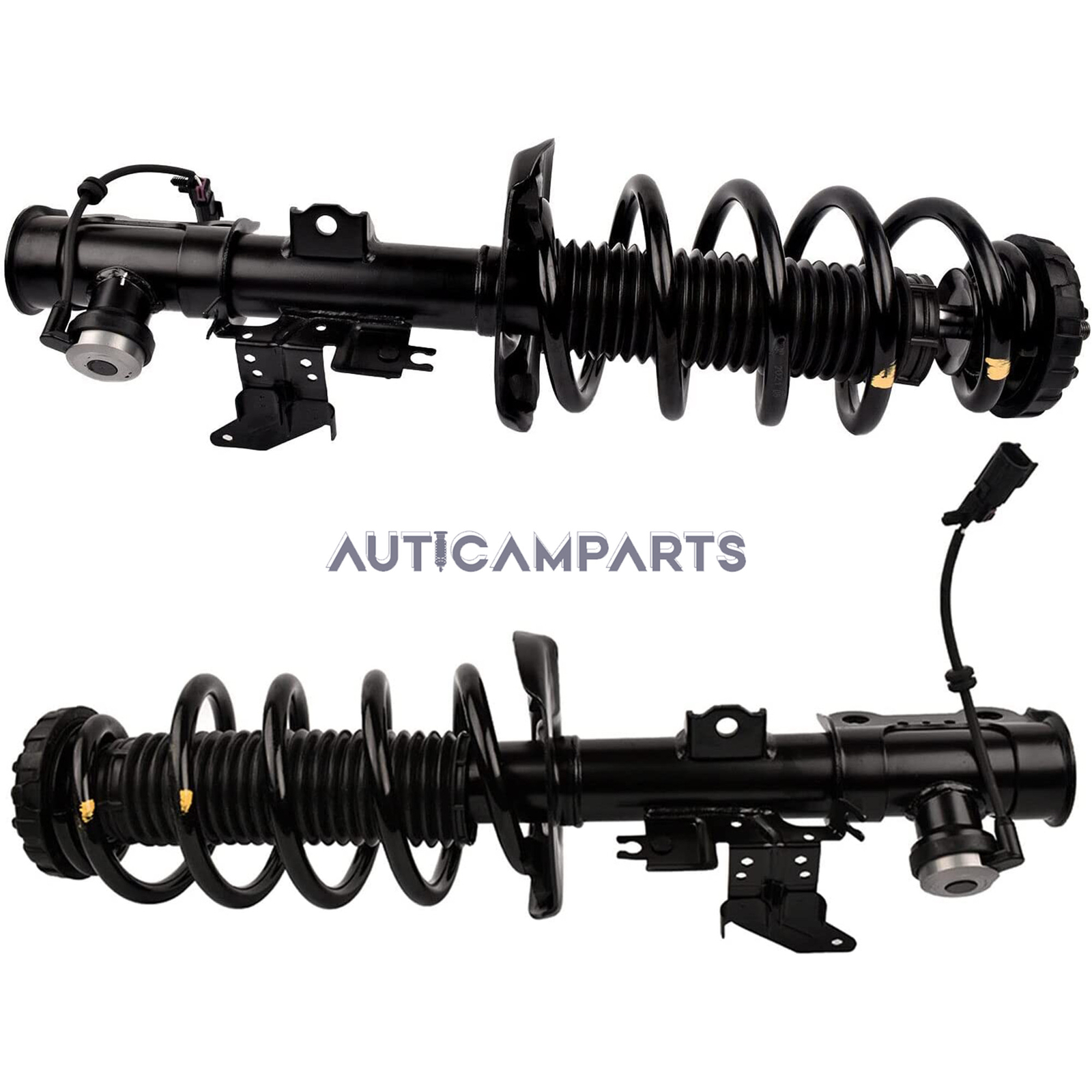 Pair Front Shock Absorber Strut Assys for 2010-2016 Cadillac SRX w/ Electric