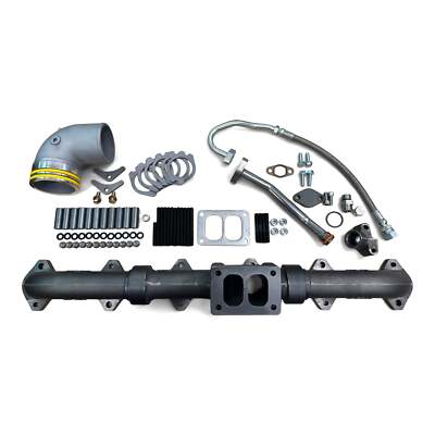 CAT C15 Single Turbo T6 Manifold With Install Kit 146-9445
