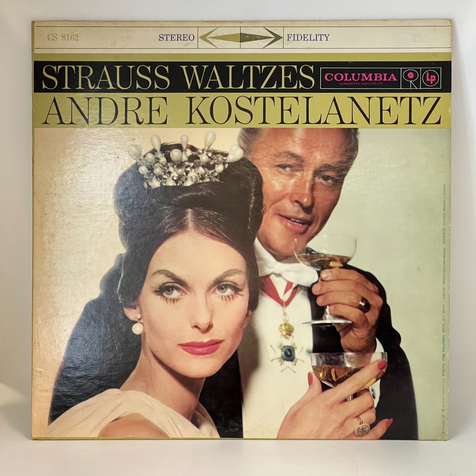 Andre Kostelanetz And His Orchestra Strauss Waltzes Vinyl Record Album LP CS8162