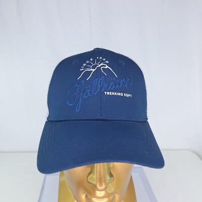 Fjallraven L/XL Adjustable Snapback Mesh Back Trucker Cap Hat Trekking Eqpt