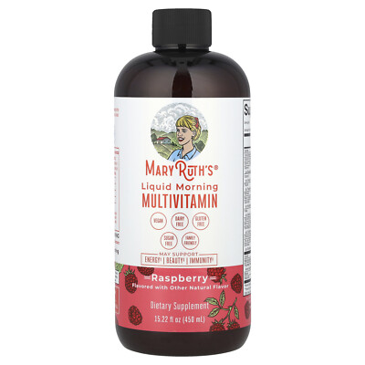 Liquid Morning Multivitamin, Raspberry, 15.22 fl oz (450 ml)