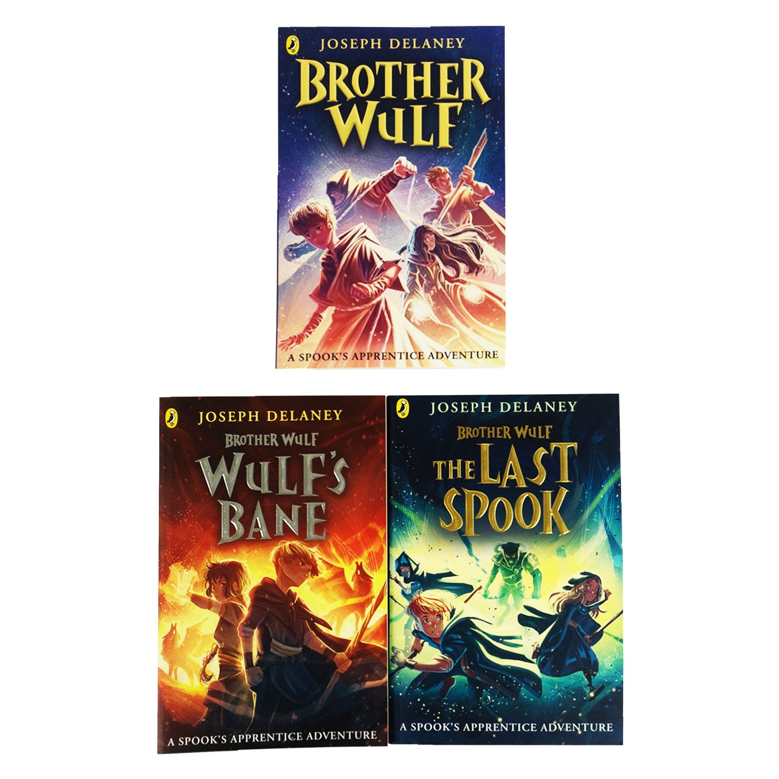 The Spook's Apprentice: Brother Wulf By Joseph Delaney 3 Books - Ages 9-14 - PB