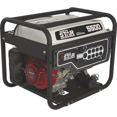 With Honda Gx270 Engine, 5500 Surge Watts, 4500