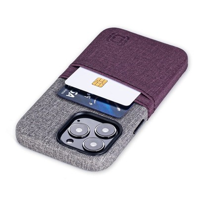 Étui Portefeuille pour iPhone 13 Pro avec Plaque Métallique Intégrée