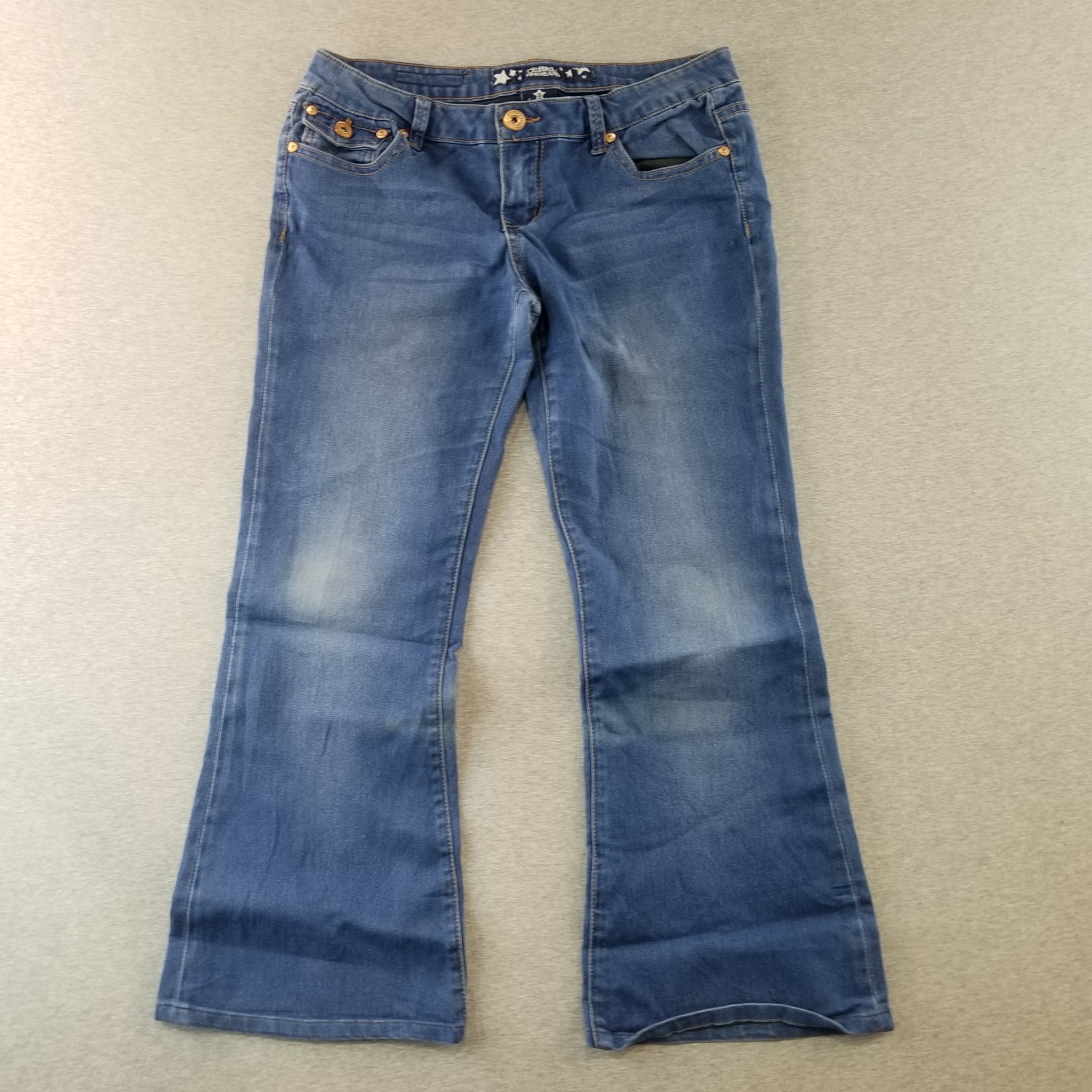 Celebrity Pink Jeans Women's Sz 9 Stretch Mat. Dark Wash Normcore Cute Trendy