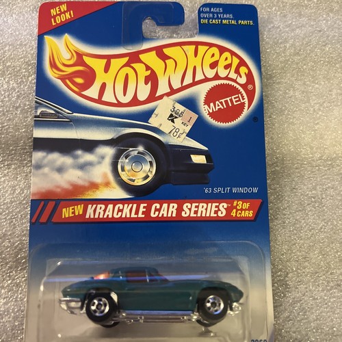 HOT WHEELS 1995 KRACKLE CAR SERIES 63 SPLIT WINDOW CORVETTE W