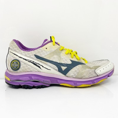 

Mizuno Womens Wave Rider 17 410564 006M Белые кроссовки Кроссовки Размер 7, Белый, Wave Rider 17