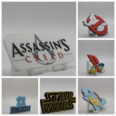 Custom 3D Printed Logo Wall Sign - Personalized Decor