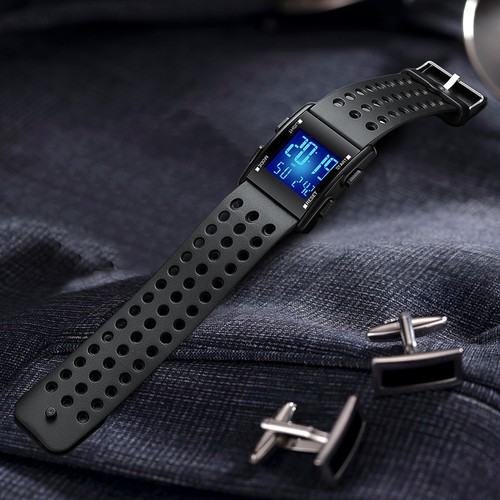 Men LED Digital Sports Watch Military Tactical Waterproof WristWatch Backlight