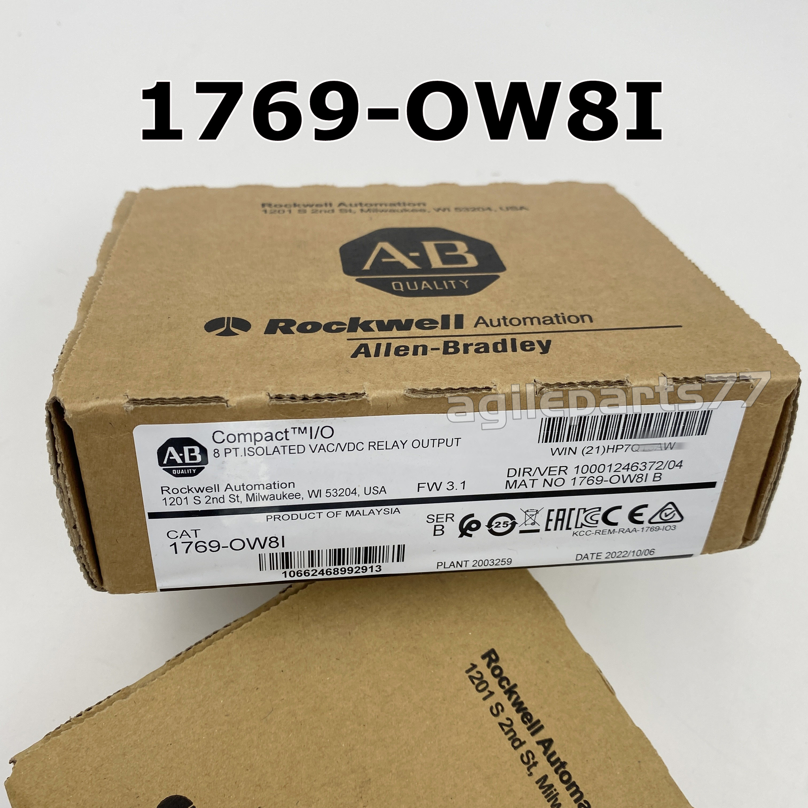 AB 1769-OW8I Compact I/O 8Pt Output Module FW3.1 NEW Factory Sealed 1769OW8I TX
