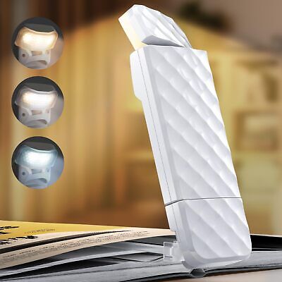OPAUL USB Rechargeable Book Light with Timer Clip-on LED Bookmark Reading Lig...