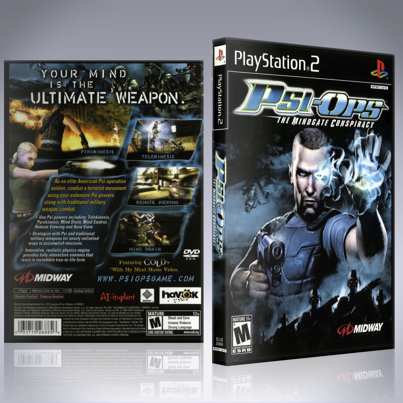 サイオプス　playstation2 PS2 - NO GAME - Psi-Ops - The Mindgate Conspiracy | eBay