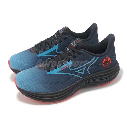 山水69 New Women's Mizuno Wave Rider 26 Roxy Running Shoes Size 8