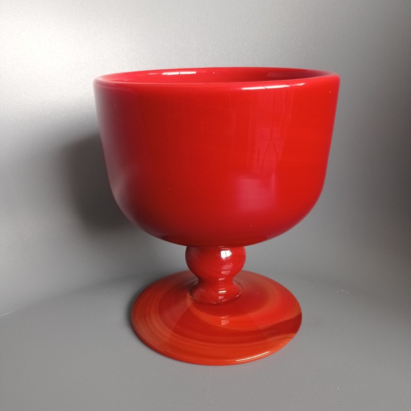 Coupe Verre SoufflÃ© Rouge Verrerie De Maure Vieil Bob Le Bleis