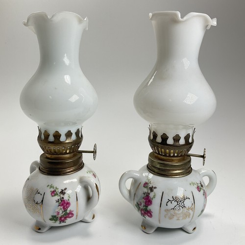2 Minature oil Lamp 6.5