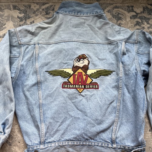 90s ACME CLOTHING タズマニアンデビルズ Gジャン 90s ACME CLOTHING タズマニアンデビルズ Gジャン